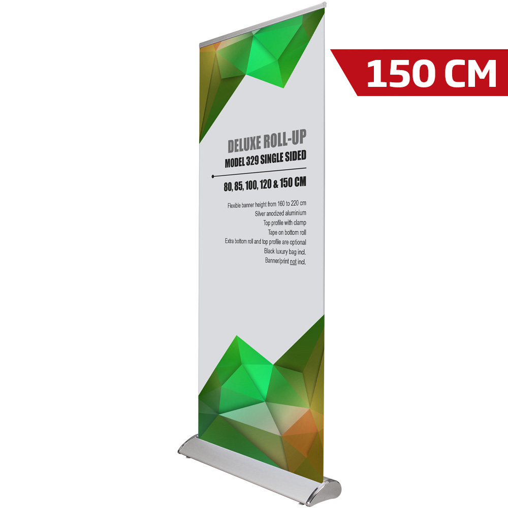 Roll-Up Basic, Deluxe, Einseitig, Aluminium
