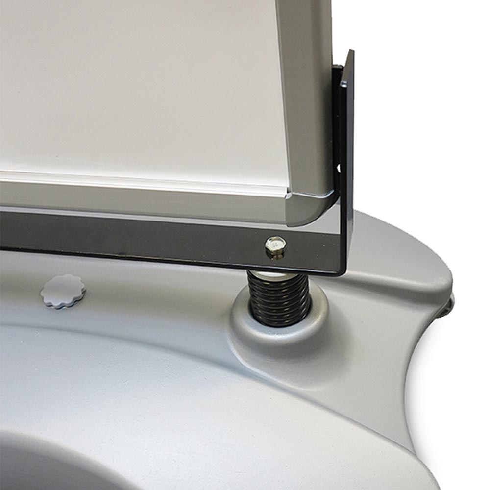 Kundenstopper, Wind-Sign Waterbase Basic, 32 mm, Silber
