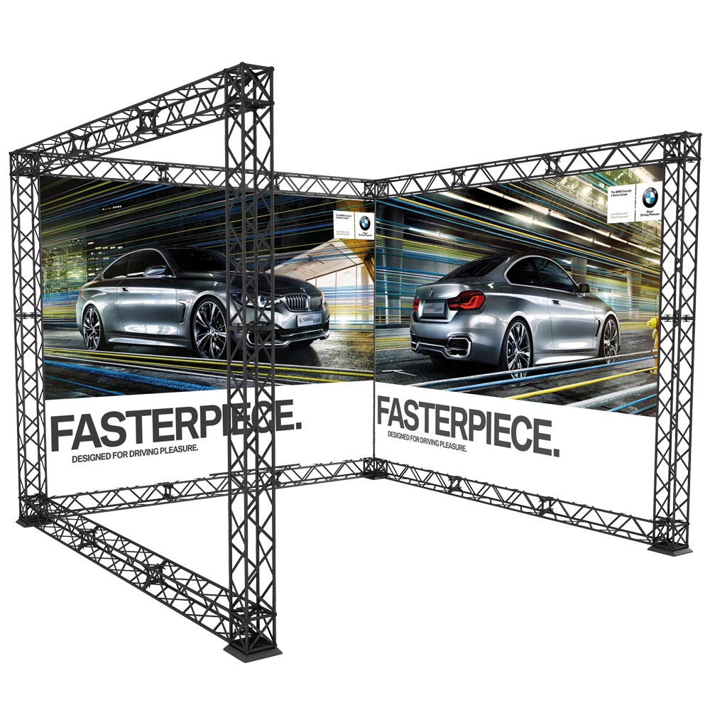 Crown Truss 10 U-shape Wall, 3 x 3 m
