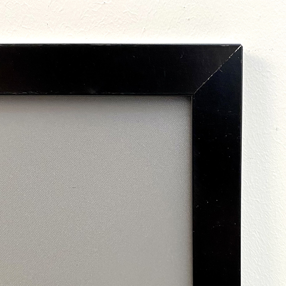 Klapprahmen, 20 mm Aluminium Flachprofil, Schwarz