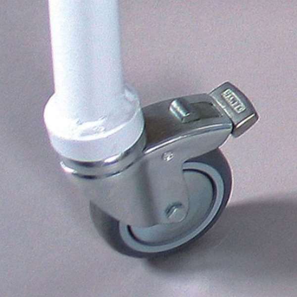 Kundenstopper mit Logoplatte, Ellipse Lux, A1