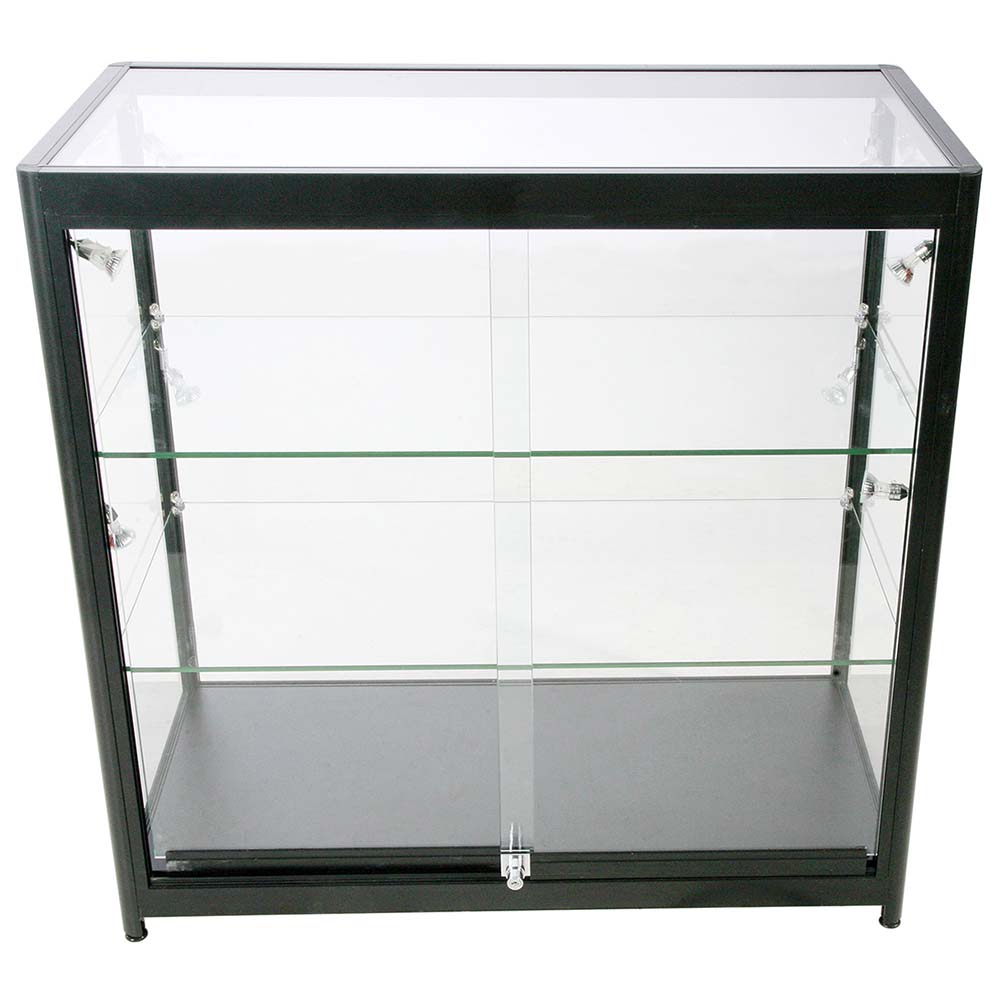 Vitrine, Showcase Counter Duo, LED-Licht, mit Schloss