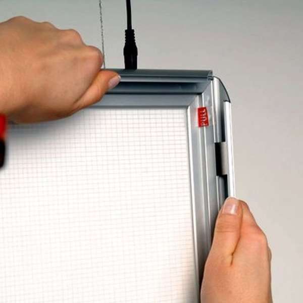 Led-Rahmen, Doppeltseitig, Horizontal