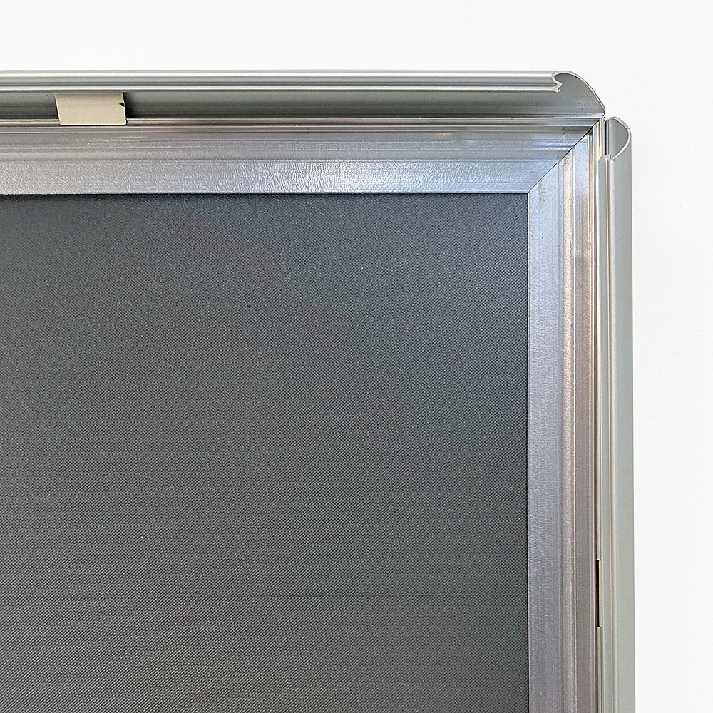 Klapprahmen, 17 mm Aluminiumprofil, Silber