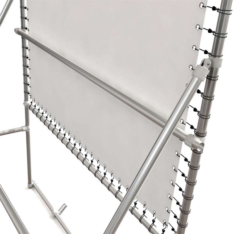 Bannerdisplay, Draußen, Banner Tube High Stand, Aluminiumrohr 0.3 mm Ø 48 mm