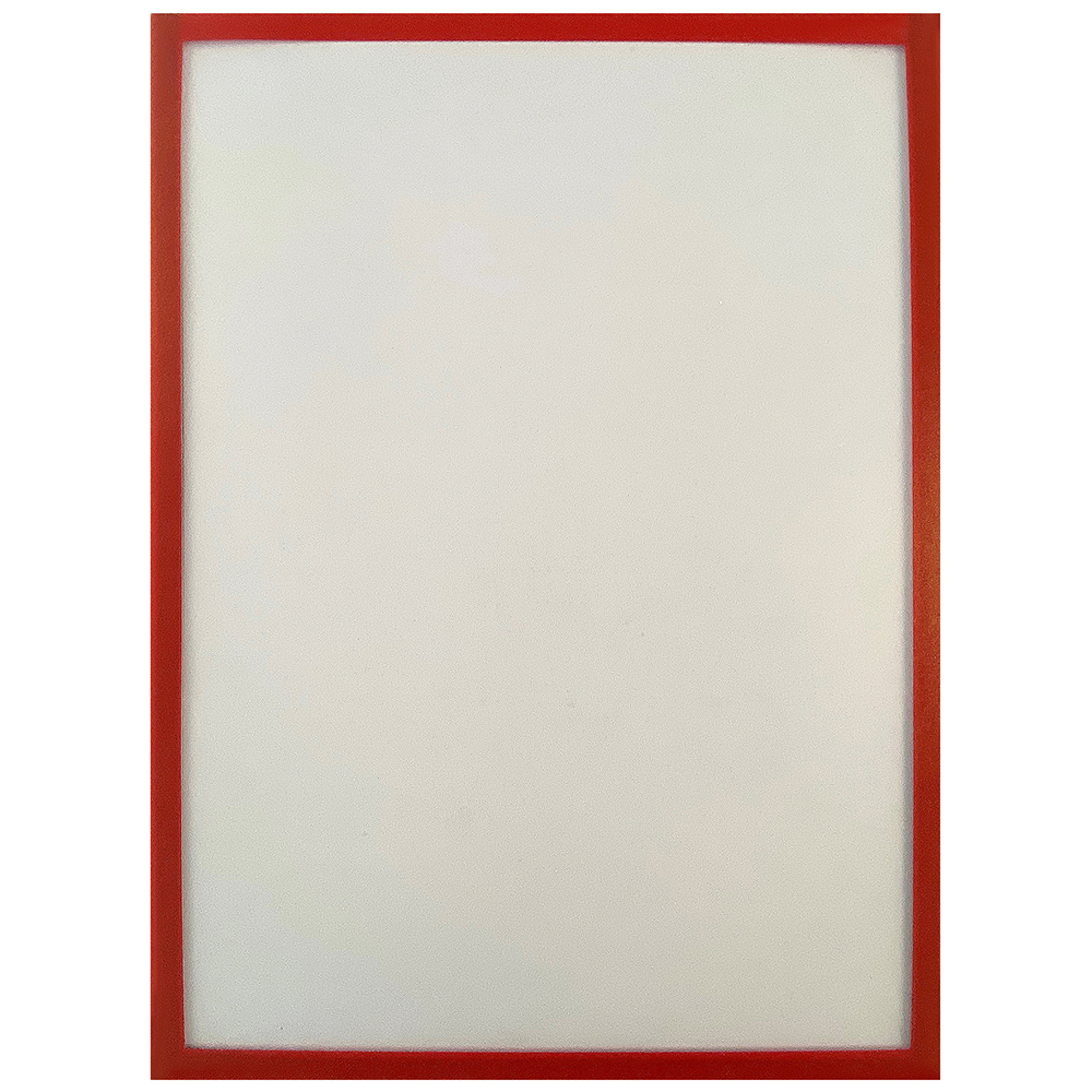 Rahmen mit magnetischen Rückseiten, Rot, A4 - 21 x 29,7 cm
