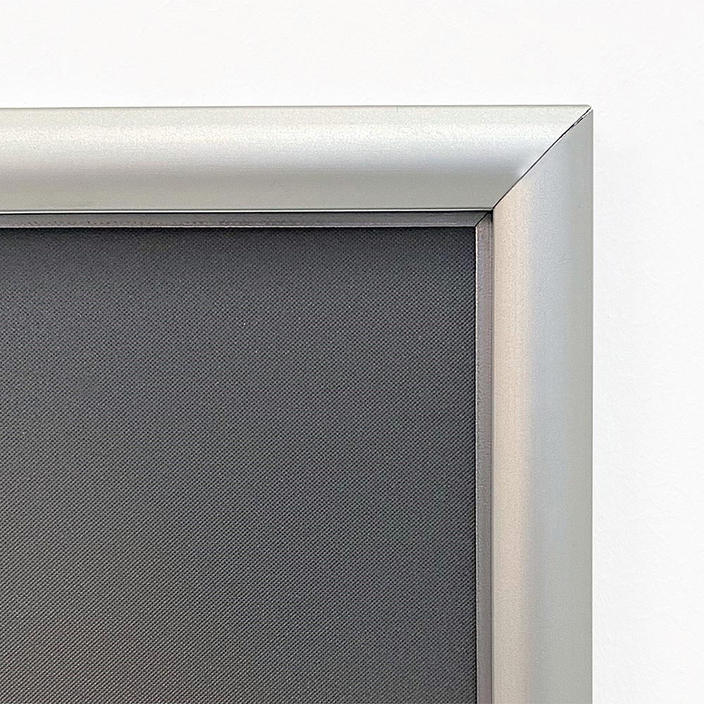 Klapprahmen, 15 mm Aluminiumprofil, Silber